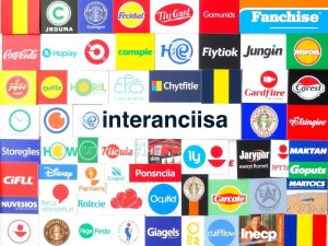 Colaj de francize internaționale populare în România.